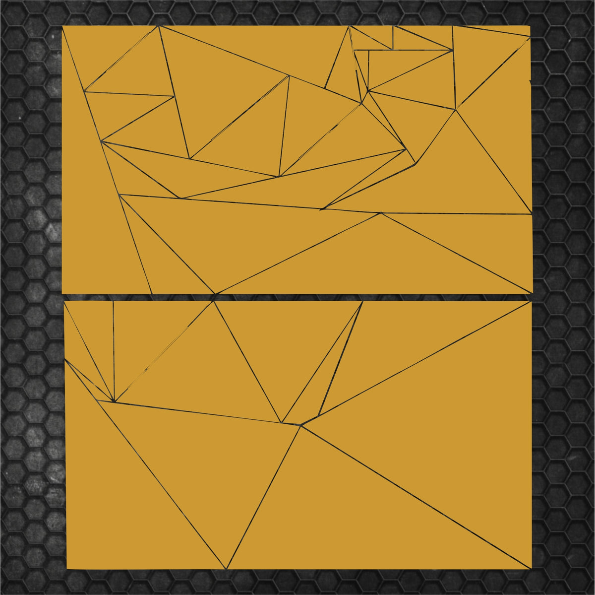 Kit 84 Pcs Triangles Camouflage Sticker Decal Graphics