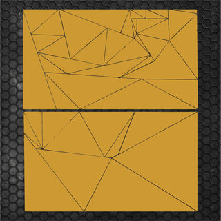 Kit 84 Pcs Triangles Camouflage Sticker Decal Graphics