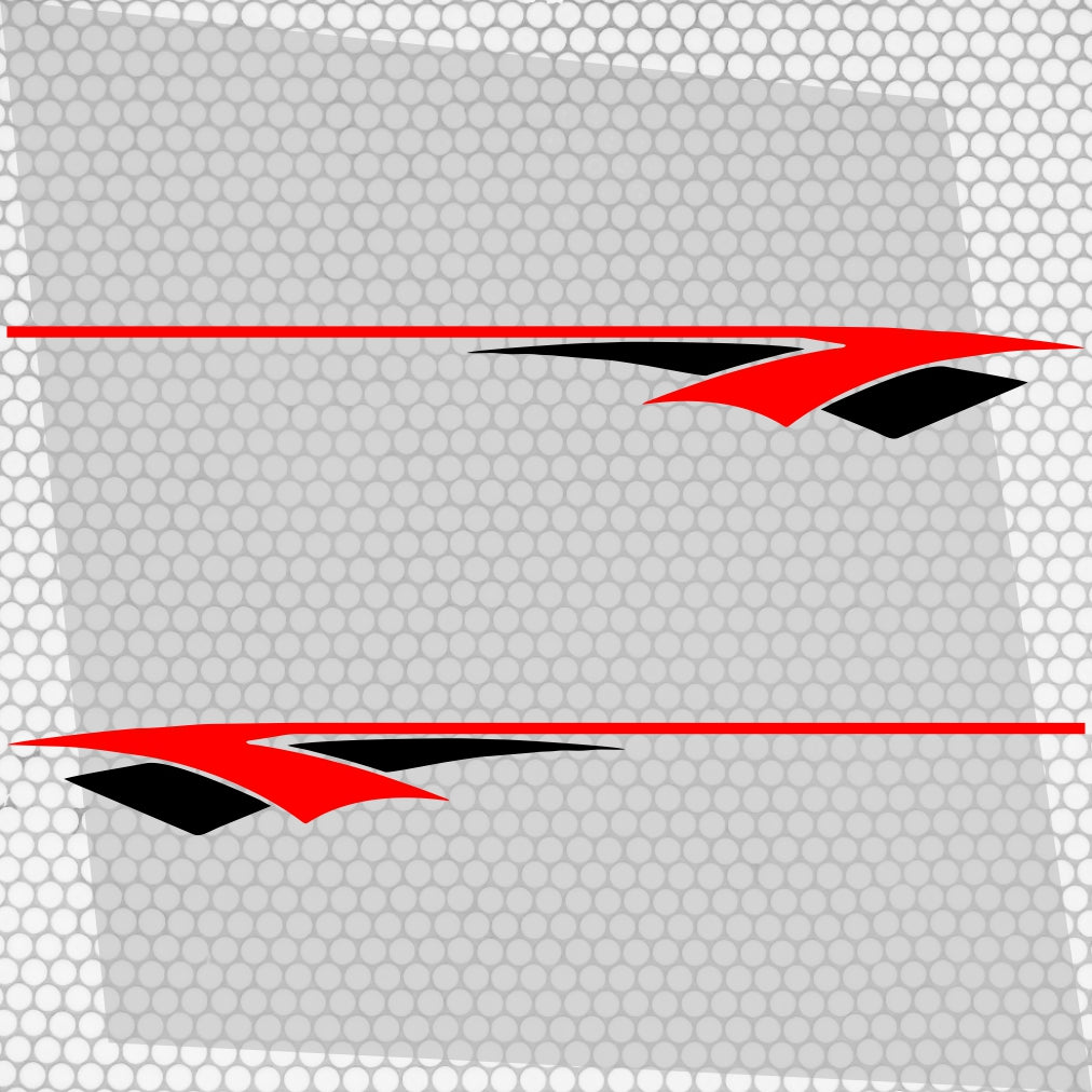 2 Pcs RV Car Truck Nautical Boat Trailer Side Accent Decals Graphics Stripes | Decor Side Stripes for any vehicle cut vinyl decal adhesives
