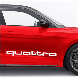 Definir 2 Pcs Audi Emblema Decalque Adesivo | Kit premium 2 decalques de logotipos