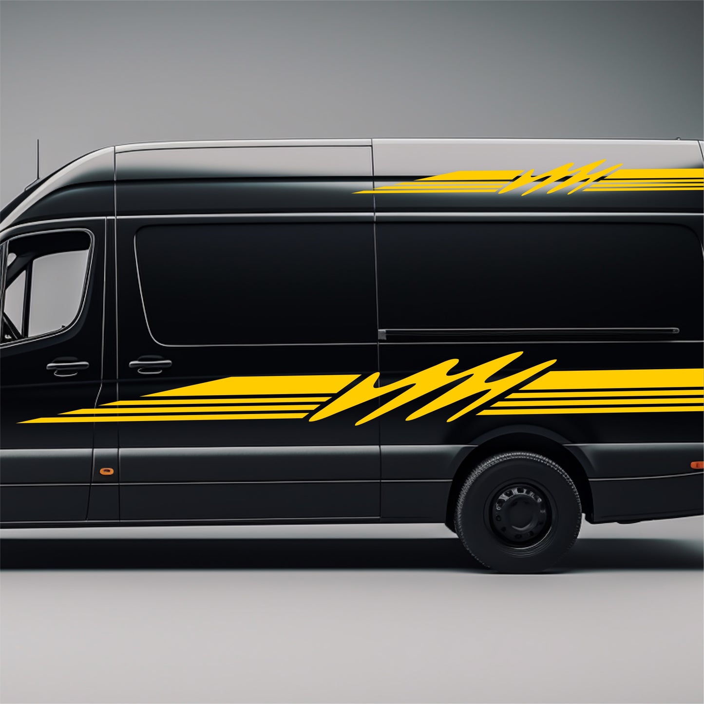 Set 4 Pcs Van Stripes Graphics for Caravan Graphics RV Horsebox Trailer Camper Van Body Decor Vinyl Decals | Motorhome Stripes Adhesive Set
