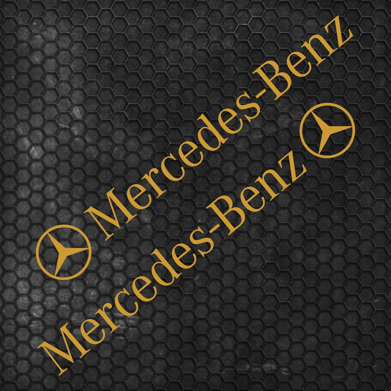 Set Mercedes Logo Decal Sticker Sport Racing Stripes Emblem | Mercedes Cut Emblem Graphic Vehicle Sticker, Vinyl Car Decal Both Sides