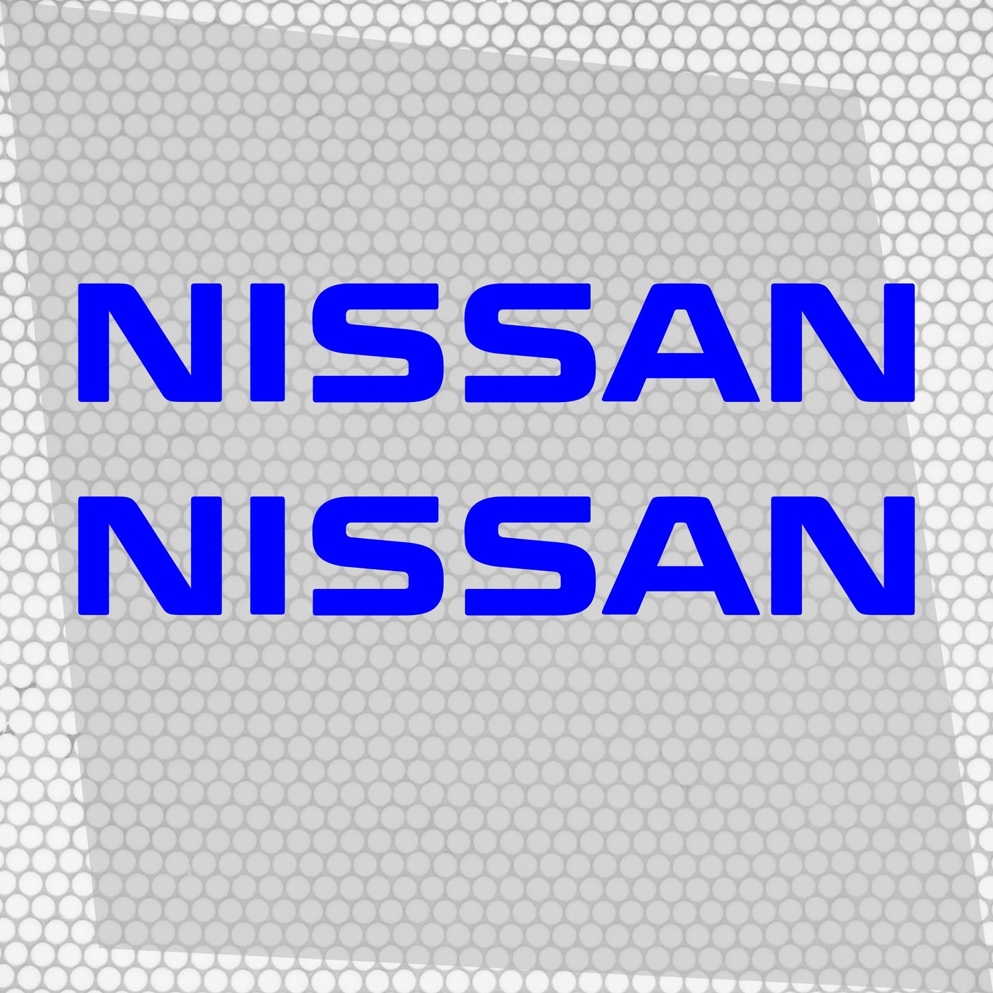 Set 2 Pcs Nissan Logo Decal Sticker Sport Racing Stripes Emblem Graphic | Nissan Cut Emblem logo Vehicle Sticker, Vinyl Car Decal Both Sides