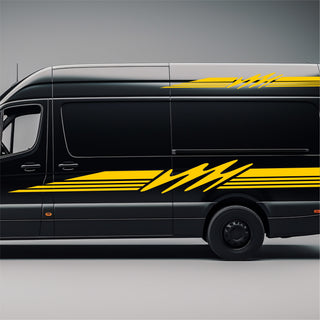 Set 4 Pcs Van Stripes Graphics for Caravan Graphics