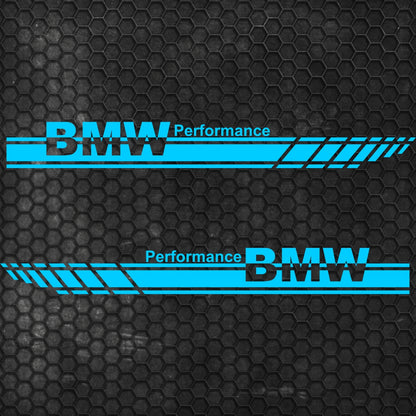 Set 2 Pcs Performance Car Stripes. Both Sides Top Stripes Decal Graphics Car, SUV, Truck Sport Decor Decals | Motorsport Stripes Graphics