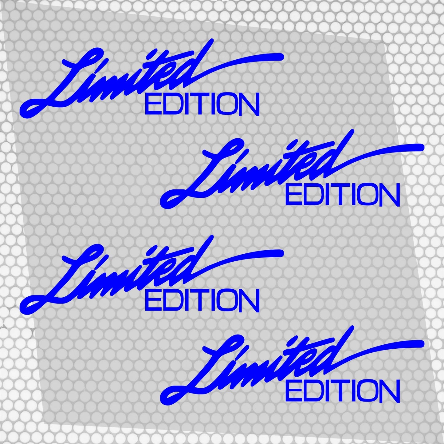 Set 4 Pcs Sport Limited Edition HQ Graphics Cut Stickers vinyl Decals | Limited Edition Car Auto Sticker Motorsport Decal No Background wrap