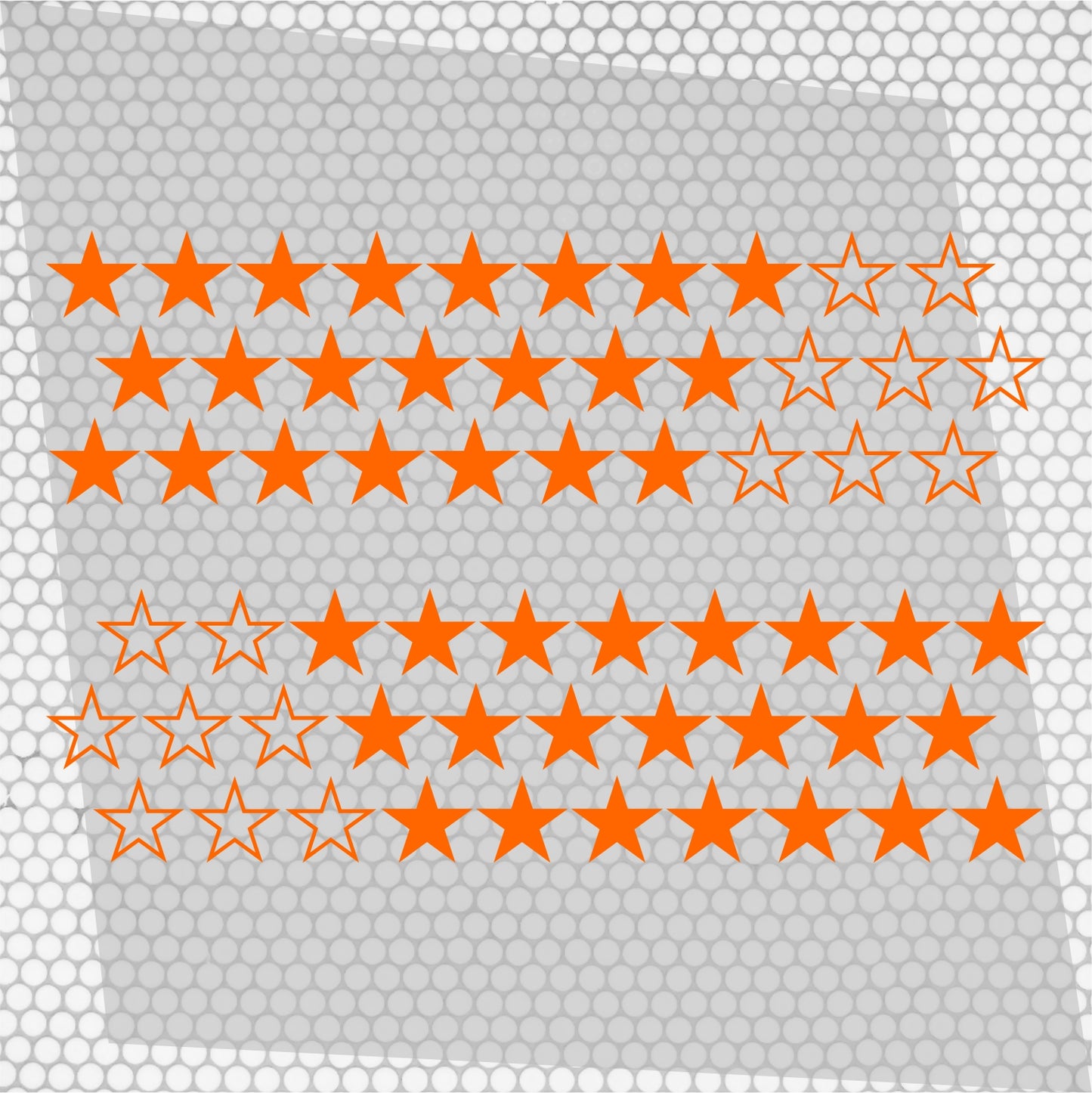 Kit 60 Pcs Sticker Stars on your car or any vehicle | Stickers for Auto Theme Stars 60 pieces Car Van Offroad Vehicle Adhesive graphic decal