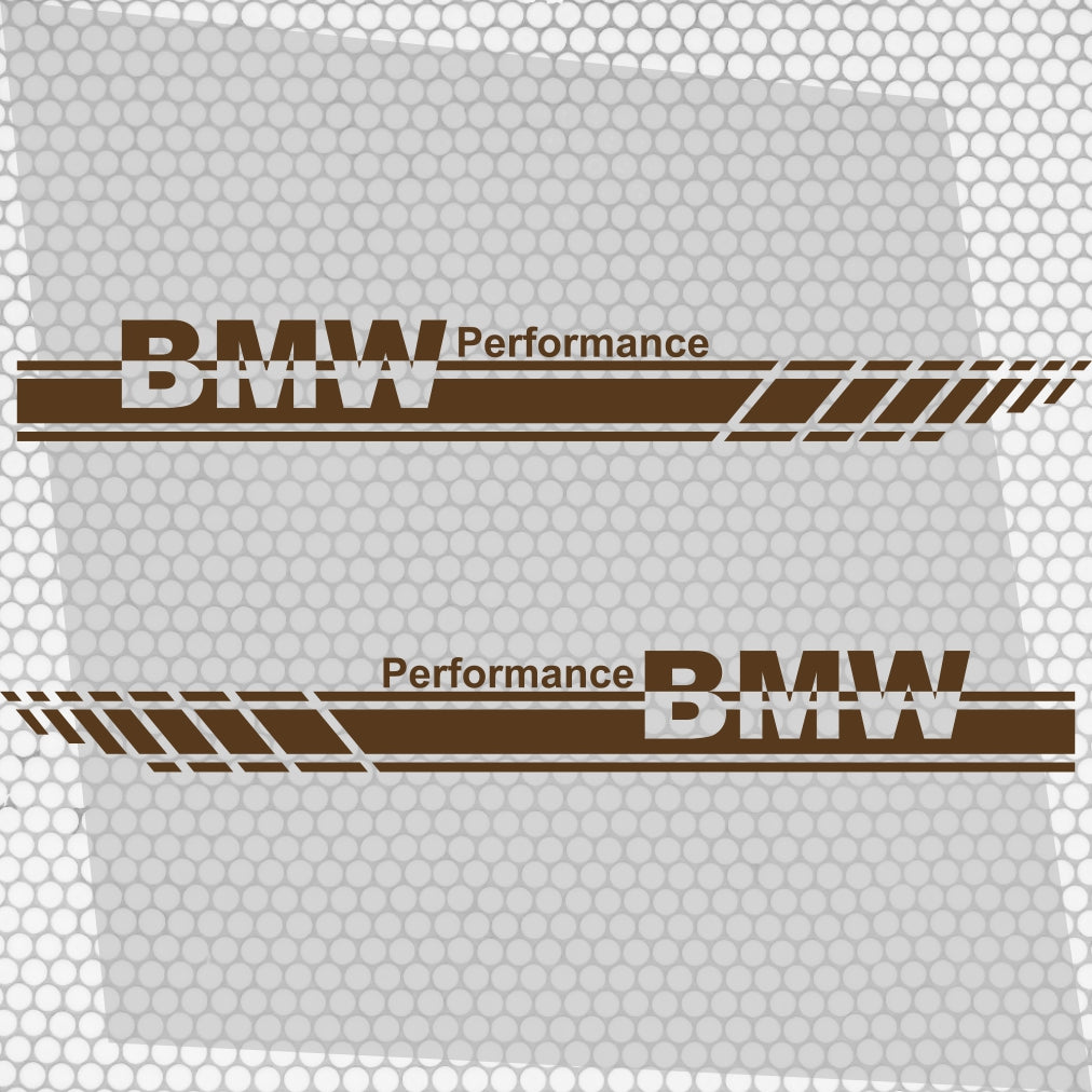 Set 2 Pcs Performance Car Stripes. Both Sides Top Stripes Decal Graphics Car, SUV, Truck Sport Decor Decals | Motorsport Stripes Graphics