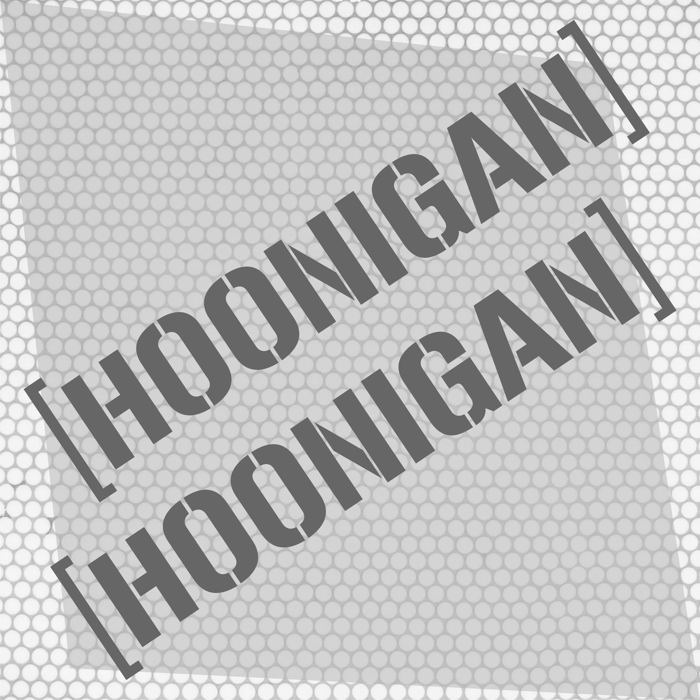 Set 2 Pcs HQ Hoonigan Emblem Graphic Decals | Motorsport Drifting, burnouts, doughnuts Decor | Sport Race Decals Events Vinyl Adhesives wrap