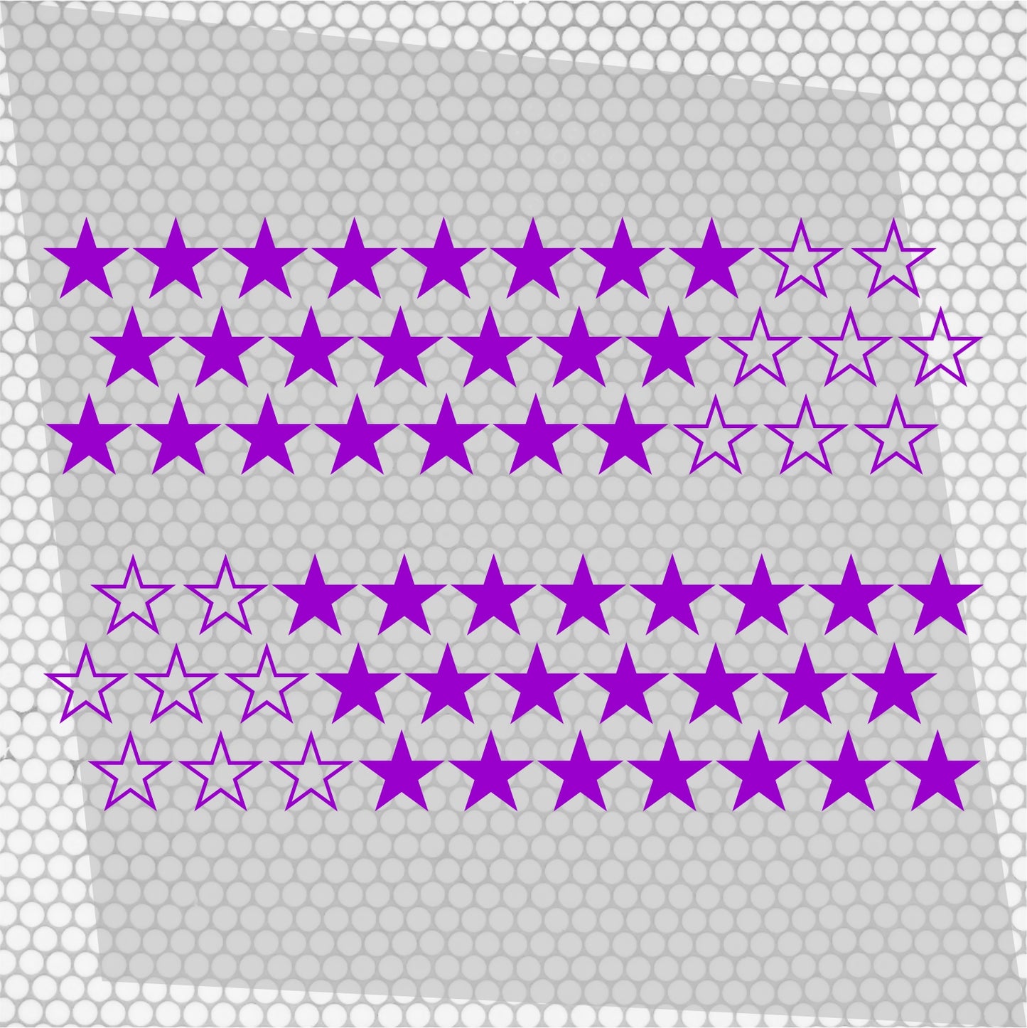 Kit 60 Pcs Sticker Stars on your car or any vehicle | Stickers for Auto Theme Stars 60 pieces Car Van Offroad Vehicle Adhesive graphic decal