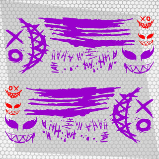 Set 2 Pcs JDM Decals Joker Car Sticker Graphics