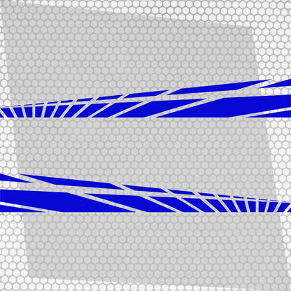 Set 2 Pcs Car Racing Stripes Sport | Motorsport both sides Stripes Graphics Decals | Universal Stripes Decal Kit | Racing Vehicle Stickers