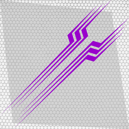 Set 2 Pcs Thin Stripes Graphics Decal Both Sides | Vehicle Vinyl Stripes RV Car Truck Camper Van Boat Trailer Side Accent Sticker Stripes