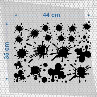 Kit 20 Pcs Sticker Blower on car stain on scratch | Fit Body Racing Camo Blower Car Van Offroad Vehicle Adhesive vinyl Splash graphics decal