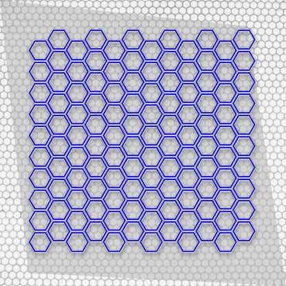 Set 120 Pcs Hexagonal Grid, DIY Creativity, Side Honeycomb, Rear Decal, Car Sticker Decal For Honeycomb Style Sticker Auto Graphics Decor