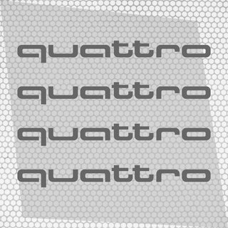 Definir 2 Pcs Audi Emblema Decalque Adesivo | Kit premium 2 decalques de logotipos