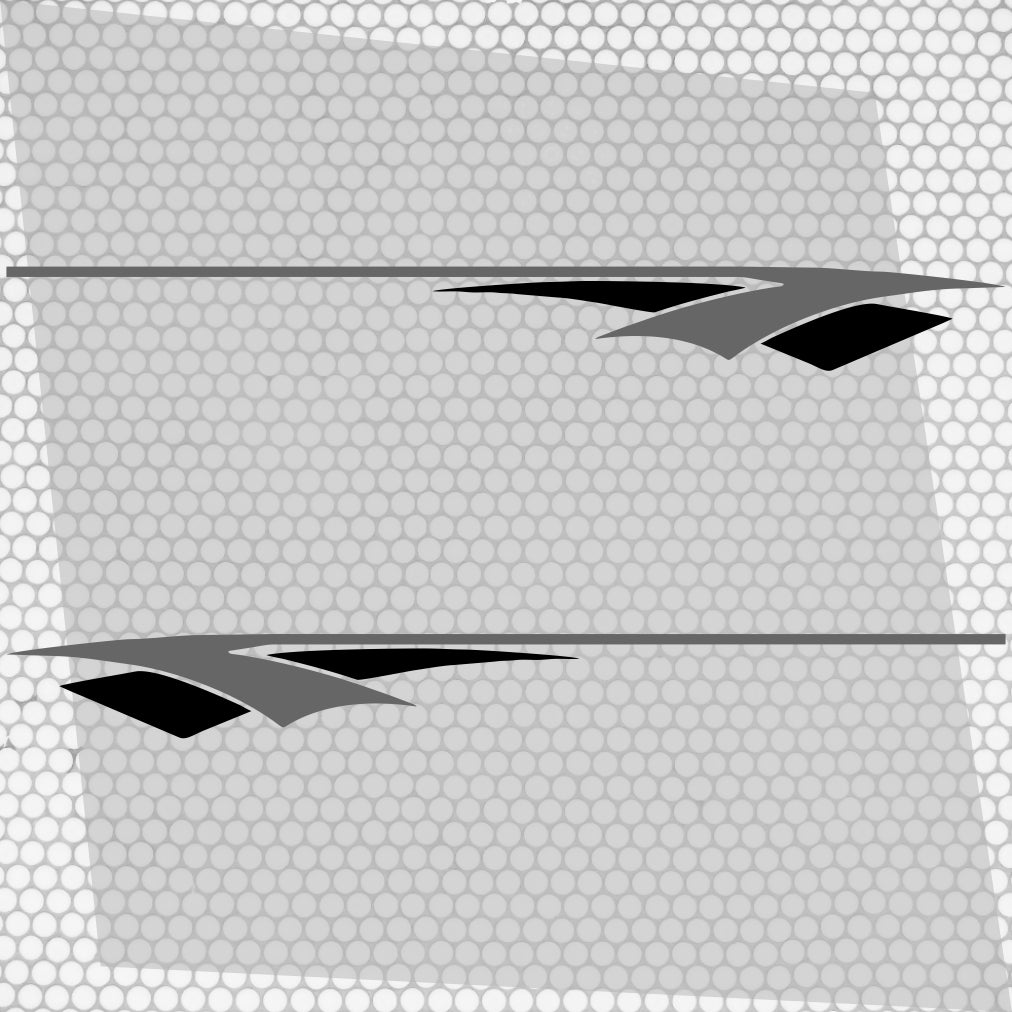 2 Pcs RV Car Truck Nautical Boat Trailer Side Accent Decals Graphics Stripes | Decor Side Stripes for any vehicle cut vinyl decal adhesives