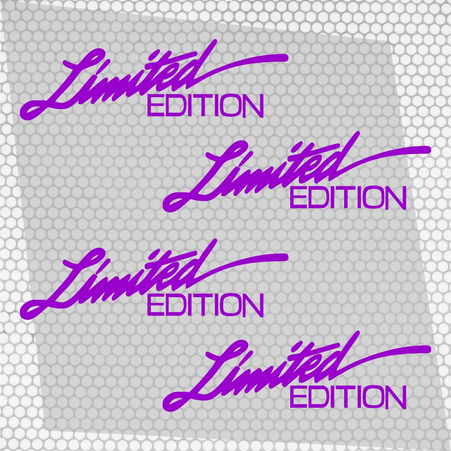 Set 4 Pcs Sport Limited Edition HQ Graphics Cut Stickers vinyl Decals | Limited Edition Car Auto Sticker Motorsport Decal No Background wrap