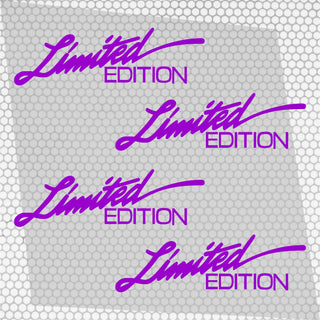 Set 4 Pcs Sport Limited Edition Graphics Stickers vinyl