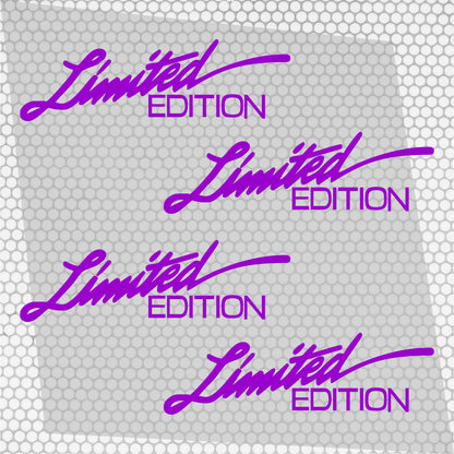 Set 4 Pcs Sport Limited Edition HQ Graphics Cut Stickers vinyl Decals | Limited Edition Car Auto Sticker Motorsport Decal No Background wrap