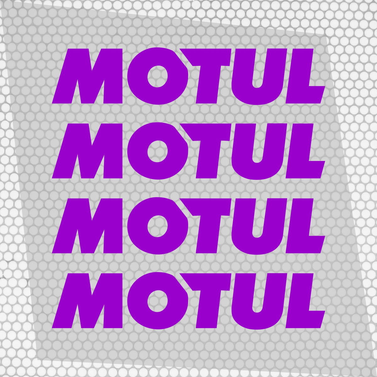 Set 4 Pcs Motul Oil Sponsor Emblem Graphic Stickers