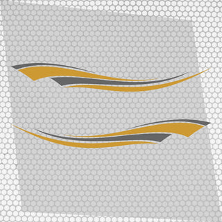 Set 2 Pcs Vehicle Stripes Auto Graphics Car Trailer Truck Boat