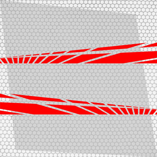 Set 2 Pcs Car Racing Stripes Sport