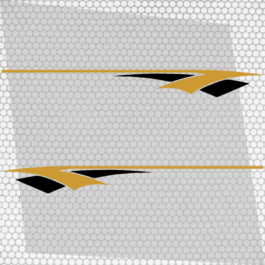 2 Pcs RV Car Truck Nautical Boat Trailer Side Accent Decals Graphics Stripes | Decor Side Stripes for any vehicle cut vinyl decal adhesives