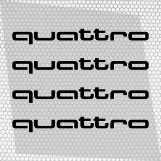 Definir 2 Pcs Audi Emblema Decalque Adesivo | Kit premium 2 decalques de logotipos