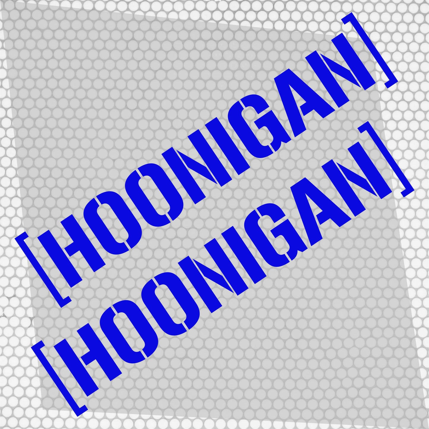 Set 2 Pcs HQ Hoonigan Emblem Graphic Decals | Motorsport Drifting, burnouts, doughnuts Decor | Sport Race Decals Events Vinyl Adhesives wrap