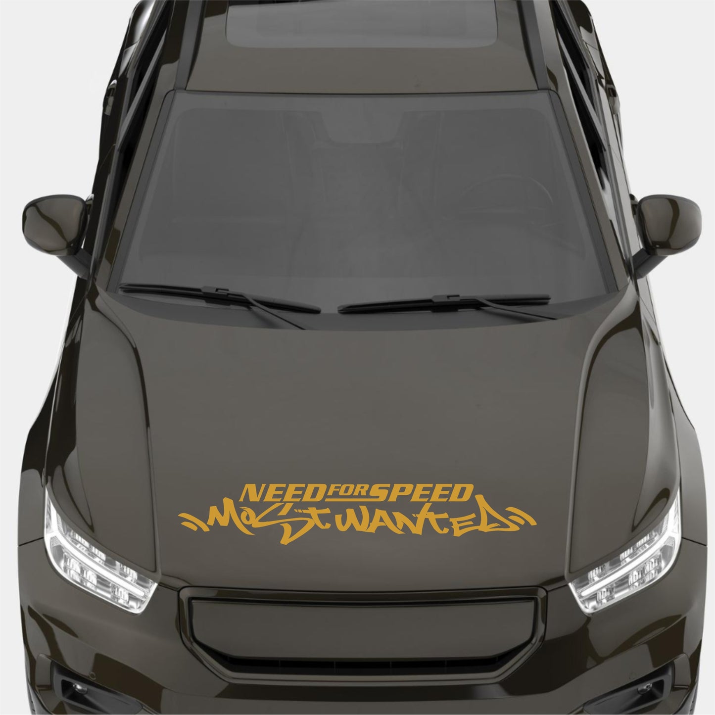 2 Pcs Need For Speed Scratch Graphic Stickers Bumper Window Windshield | Need For Speed Scratch Emblem for Car, Truck SUV Trailer Both Sides