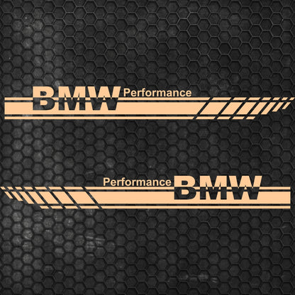 Set 2 Pcs Performance Car Stripes. Both Sides Top Stripes Decal Graphics Car, SUV, Truck Sport Decor Decals | Motorsport Stripes Graphics