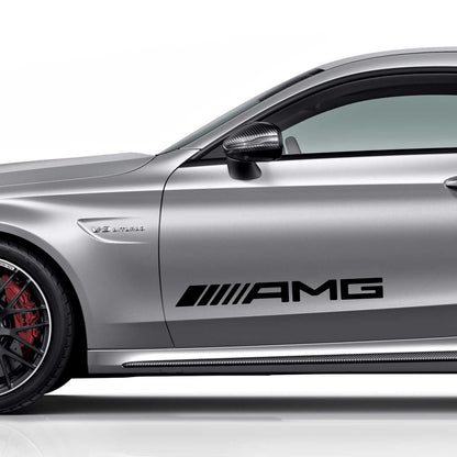 Set 12 Pcs AMG Sticker Decals | Mercedes Benz AMG Decal Racing Sport Sticker Emblem Logo Decor