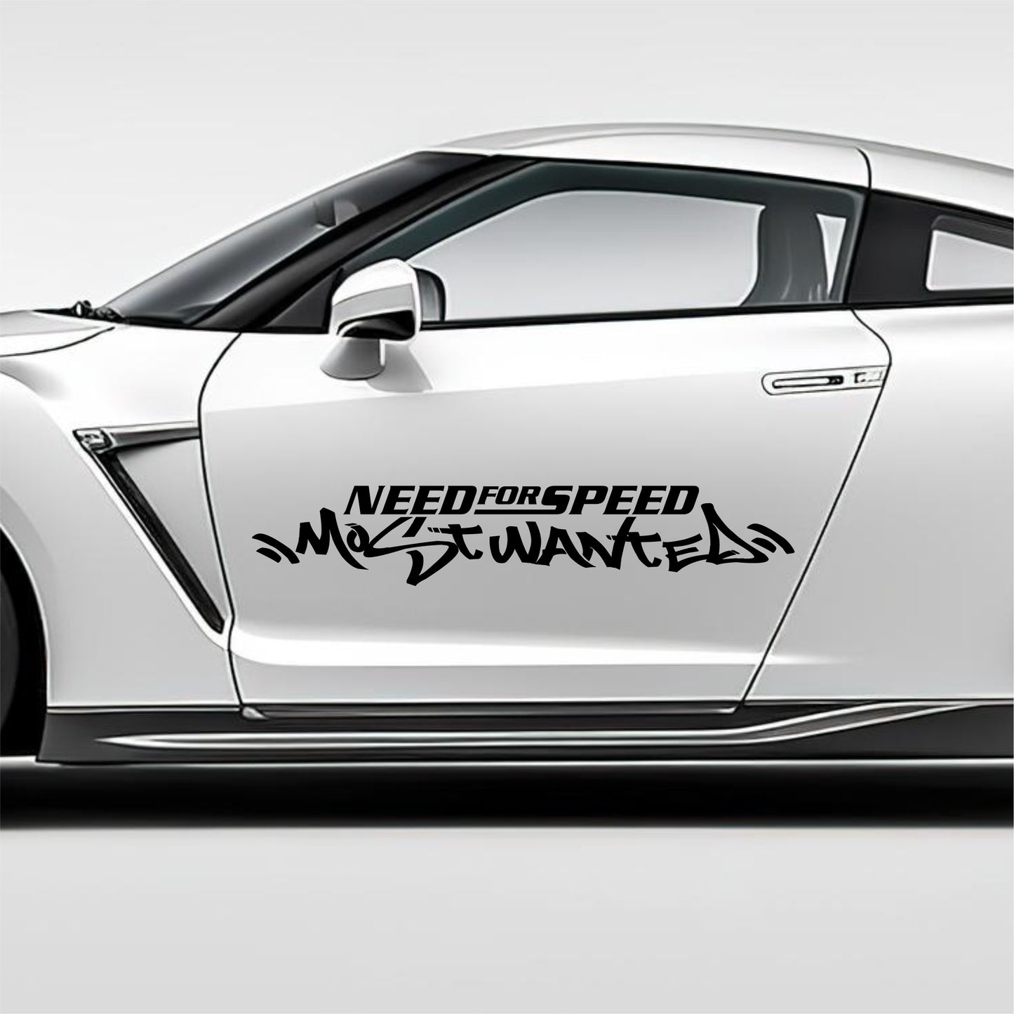 2 Pcs Need For Speed Scratch Graphic Stickers Bumper Window Windshield | Need For Speed Scratch Emblem for Car, Truck SUV Trailer Both Sides