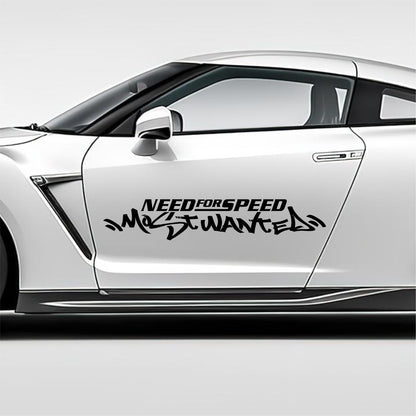 2 Pcs Need For Speed Scratch Graphic Stickers Bumper Window Windshield | Need For Speed Scratch Emblem for Car, Truck SUV Trailer Both Sides