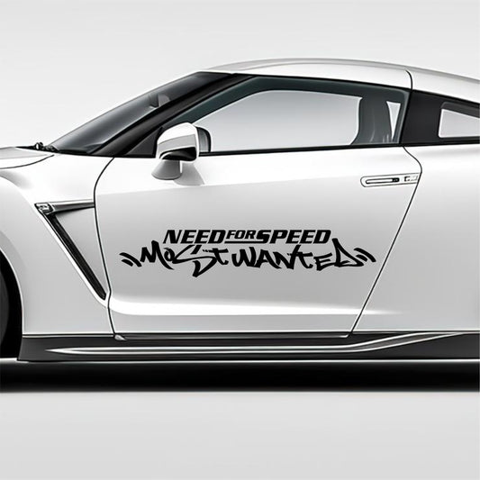 2 Pcs Need For Speed Scratch Graphic Stickers Bumper Window Windshield | Need For Speed Scratch Emblem for Car, Truck SUV Trailer Both Sides
