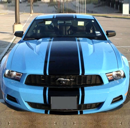 Set Car Van Hood Racing Stripe Sticker, Bonnet Bumper Vinyl Decal for Universal Van Roof Boot adhesives, Racing Stripes Camper decals wrap