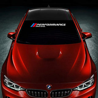 1 Pc Performance Limited Edition Graphic Windshield Sticker Banner