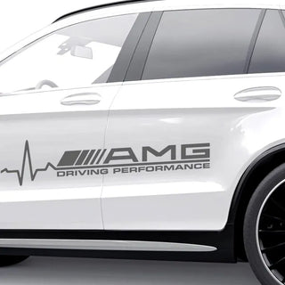 Kit 2 Pcs AMG Driving Performance Decal Sticker