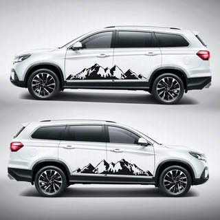 2 Pcs Nature Big Montains Graphics Decal