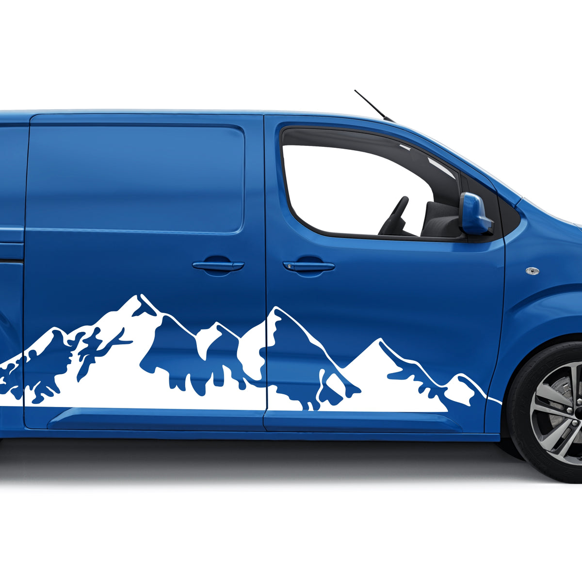 2 Pcs Nature Big Montains Graphics Decal Both Sidesfor any Vehicle Vinyl Stripes RV Car Truck Camper Van Boat Trailer Side Offroad Sticker