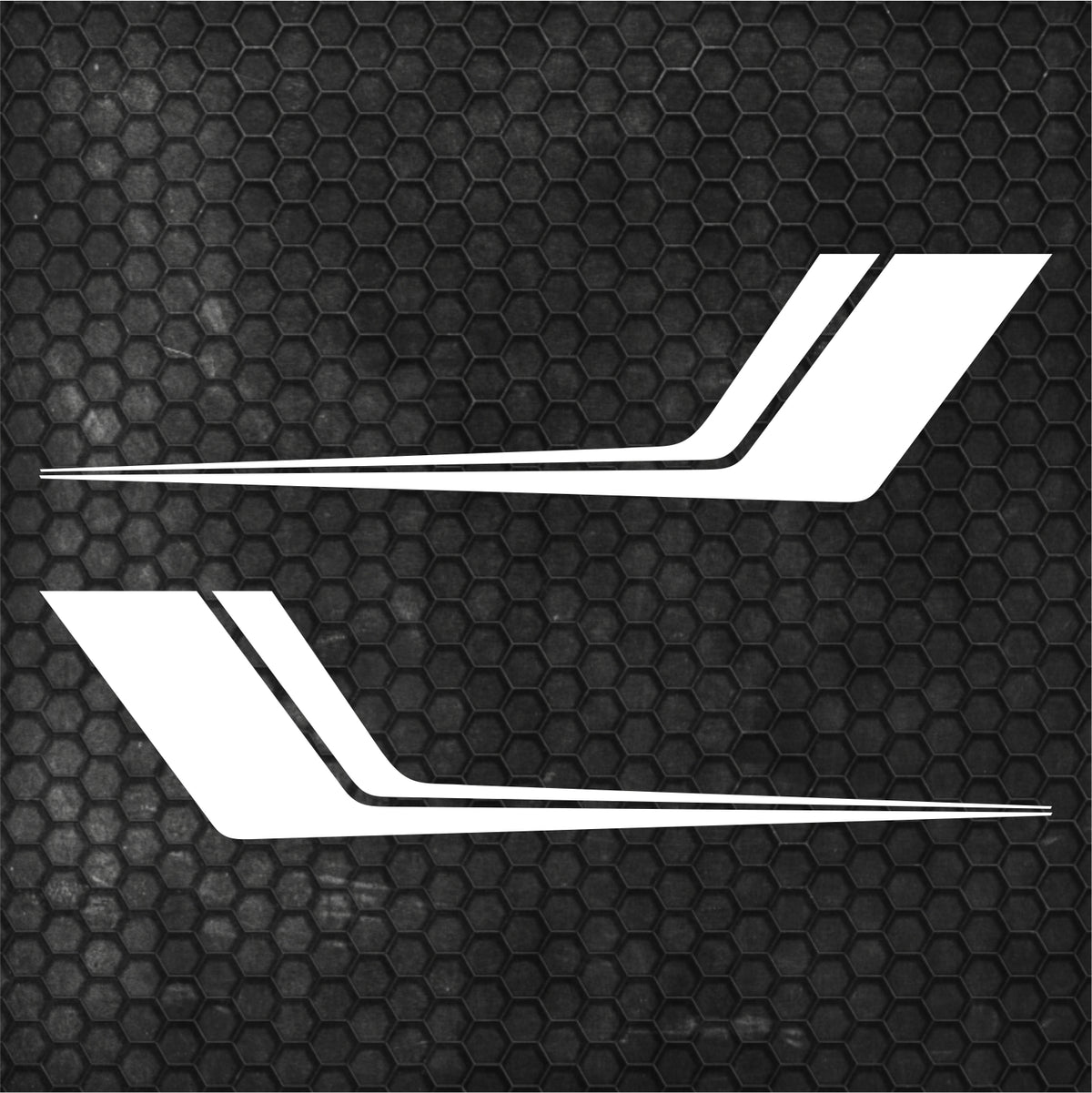 2 Pcs Graphics Decal Both Sides Sticker for any Vehicle Vinyl Stripes RV Car Truck Camper Van Boat Trailer Side Accent Decal Graphic Stripes