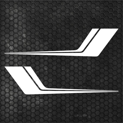 2 Pcs Graphics Decal Both Sides Sticker for any Vehicle Vinyl Stripes RV Car Truck Camper Van Boat Trailer Side Accent Decal Graphic Stripes