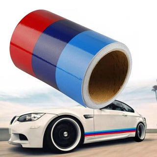 Adesivos Automáticos de 3 metros de comprimento para BMW Performance | Decoração de adesivo de vinil com faixa de carro para BMW