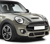 2Pcs Set Color-Mixed Mini Cooper bonnet stripes, stripes for hood, roof and boot, front top rear stripes, racing decoration decals