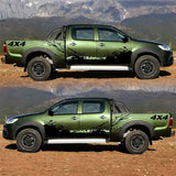 2 Pcs Set Splash Decal Side Body 4x4 Off Road Kit Vinyl Graphic Sticker Truck Pickup