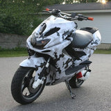 Arctic Snow Camo Vinylfolie, Autofolie, Tarnung, Vinylfolie, Autoaufkleber, Fahrrad, Konsole, Computer, Laptop, Haut, Roller, Motorrad