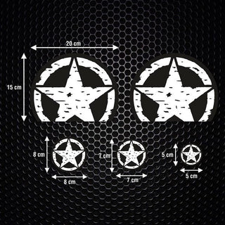 Set Adhesive Sticker for Vespa Army Star motorcycle