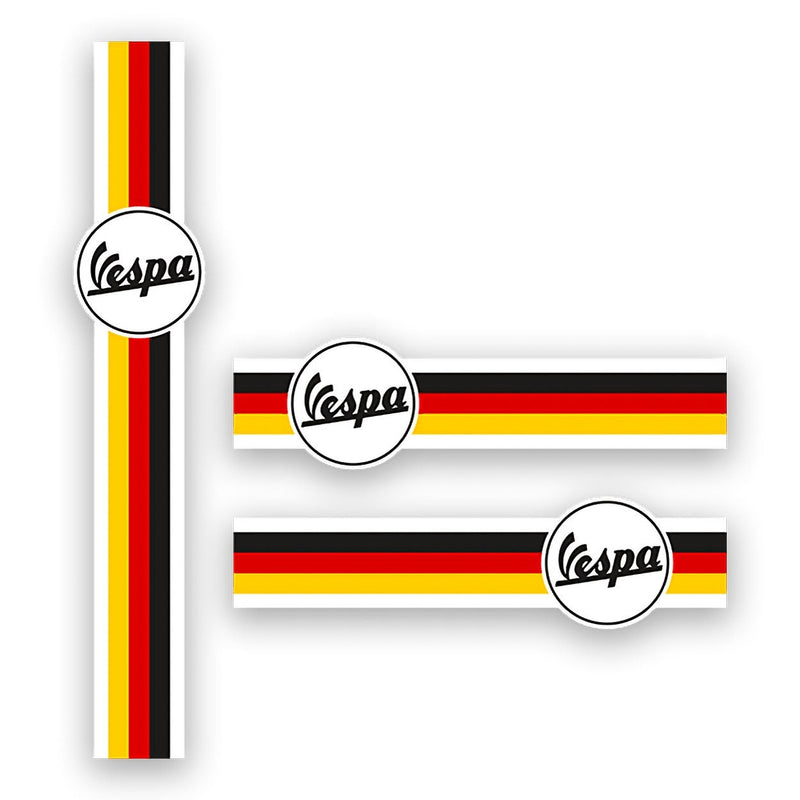 Set Adhesive sticker for Vespa Germany motorcycle