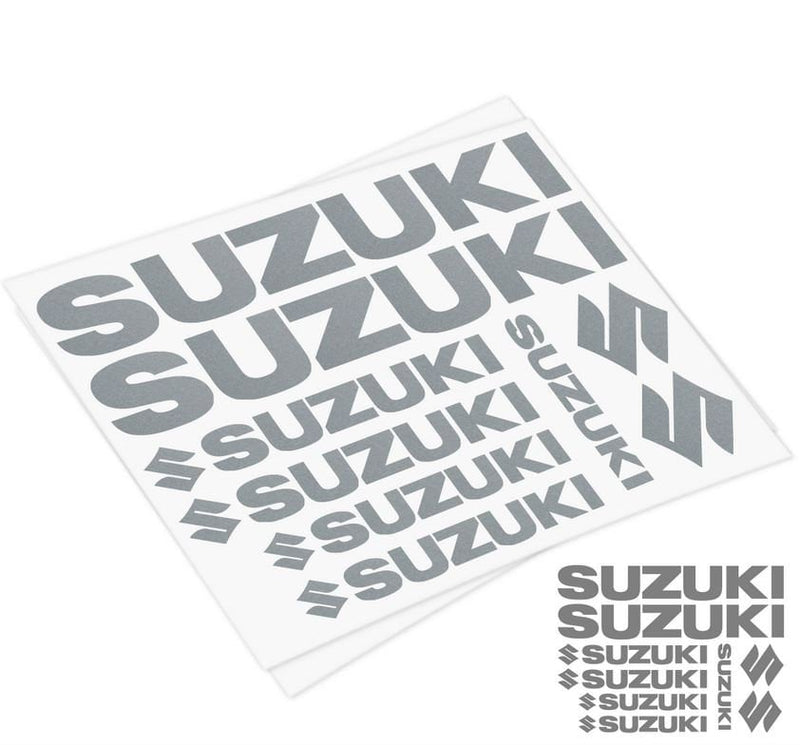 7X Suzuki Logos Set Racing Decal Stickers | Premium Logo Decals | Racing decor Adhesives